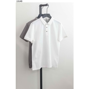 브루넬로쿠치넬리 [Brunello Cucinelli] 베이직 로고 카라 반팔 티셔츠 신상입고