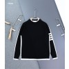 [THOM BROWNE] 톰브라운 밀라노 4바 클래식 라운드 니트