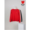 [Comme des Garcons] 꼼데가르송 남여공용 하트로고 크루넥 풀오버니트