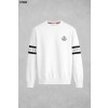 [MONCLER] 몽클레어 자수 로고 밴드 라인 울 블렌드 니트 풀오버