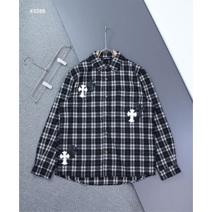 [Chrome Hearts] 크롬하츠 크로스 세메터리 체크 셔츠