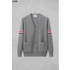[THOM BROWNE] 톰브라운 RWB 암밴드 파인 메리노 울 브이넥 가디건