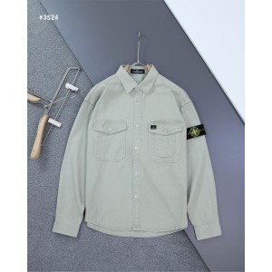 [STONE ISLAND] 스톤아일랜드 클래식 와펜 포켓 셔츠