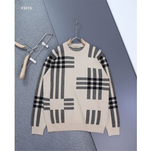 [BURBERRY] 버버리 클래식 체크 라운드 스웨터