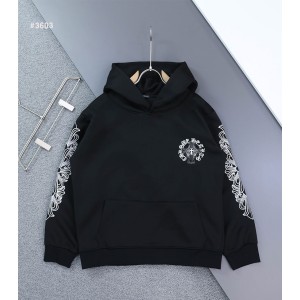 [Chrome Hearts] 크롬하츠 CH플러스 자수 로고 펄 믹스 후드 티셔츠