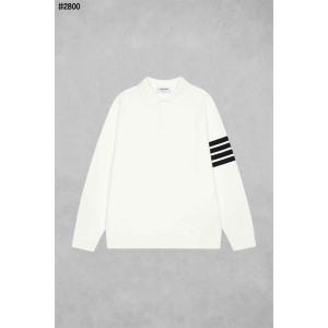 [THOM BROWNE] 톰브라운 클래식 롱 슬리브 폴로 니트 스웨터