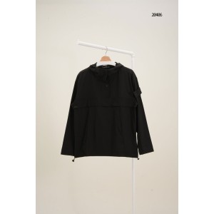 [STONE ISLAND] 스톤아일랜드 유틸리티 암 와펜 스냅 아노락 후드 반집업