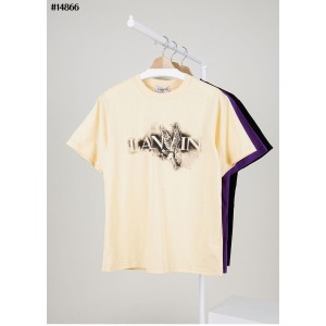 [LANVIN] 랑방 X 디자이너 퓨처 클래식 이글 엠블럼 그래픽 반팔 티셔츠
