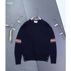 [THOM BROWNE] 톰브라운 밀라노 암밴드 라운드 니트