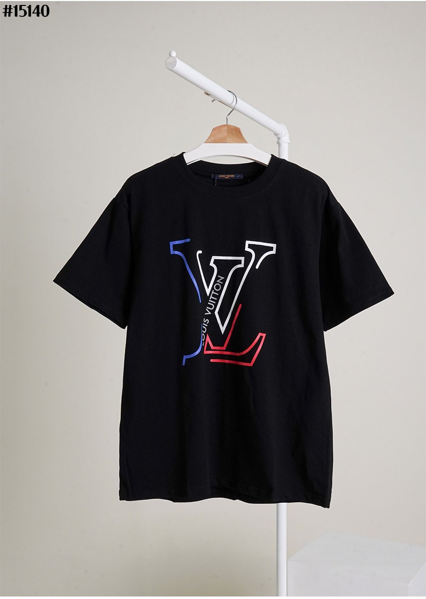 [Louis Vuitton] 루이비통 컬러 레터링 LV 그래픽 코튼 티셔츠