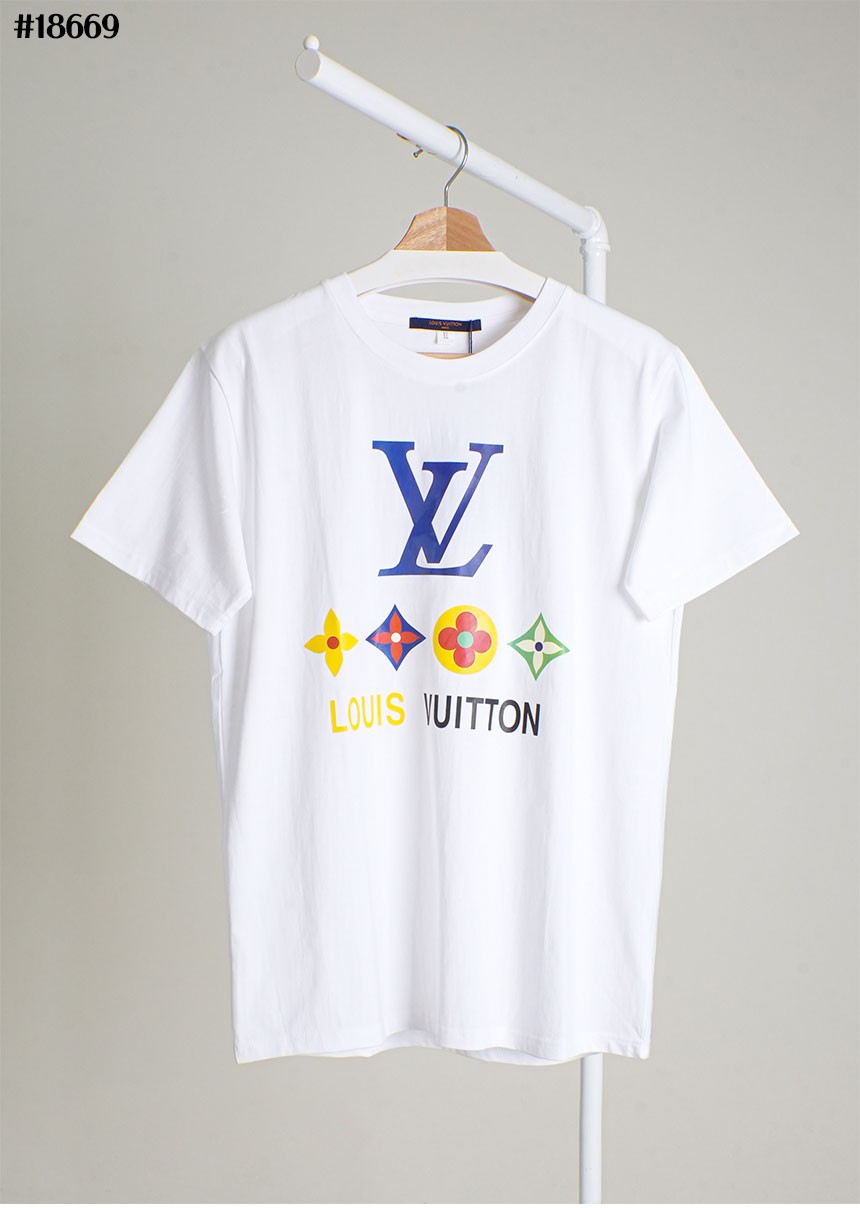 [Louis Vuitton] 루이비통 컬러풀 모노그램 숏 슬리브 그래픽 티셔츠