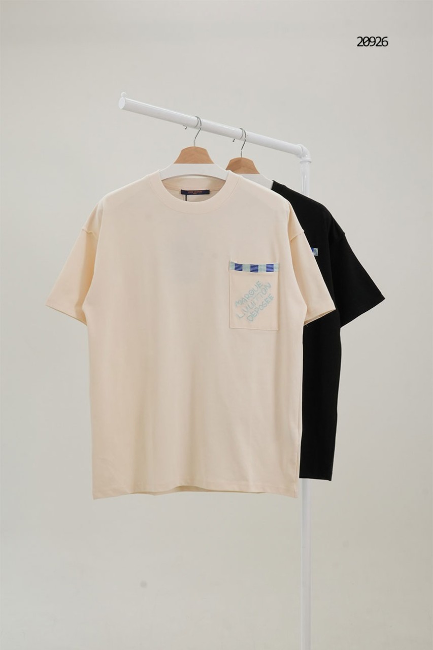 [LOUIS VUITTON] 루이비통 25ss 엠벨리시드 코튼 크루넥 반팔 티셔츠