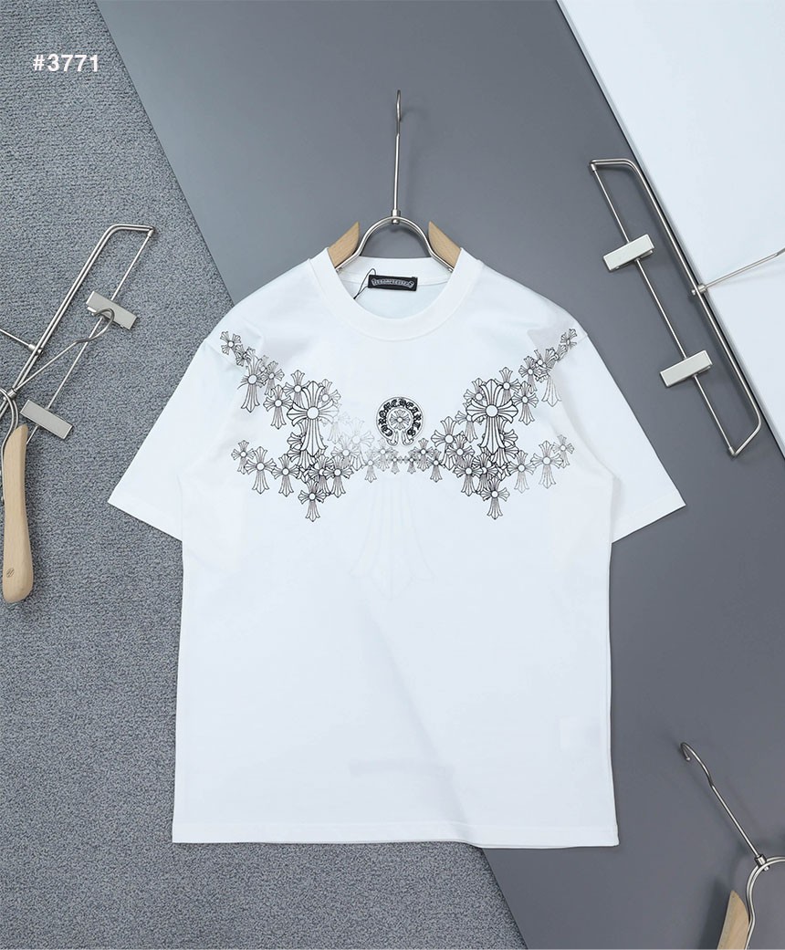 [Chrome Hearts] 크롬하츠 크로스 멀티 세메터리 라운드 반팔 티셔츠