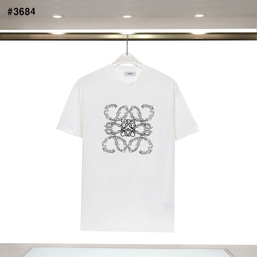 [LOEWE] 로에베 수입 화이트 자수로고 티셔츠