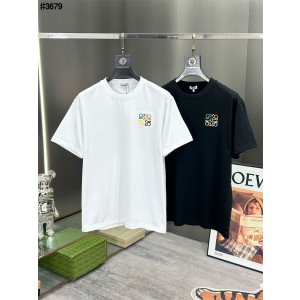 [LOEWE] 로에베 Paula's Ibiza 자수 로고 숏 슬리브 티셔츠