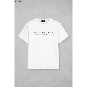 [BALENCIAGA] 발렌시아가 아카이브 멀티 로고 숏 슬리브 티셔츠
