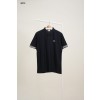[BURBERRY] 버버리 슬리브 포인트 자수 카라 반팔 티셔츠