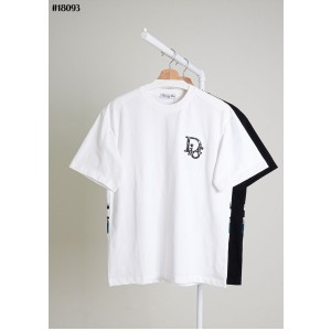 [DIOR] 크리스찬 디올 오블리크 자카드 로고 그래픽 코튼 크루넥 티셔츠