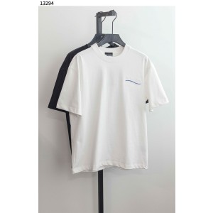 발렌시아가 [BALENCIAGA] 자수 웨이브 로고 오버 반팔 티셔츠 신상입고