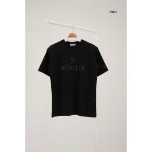 [MONCLER] 몽클레어 톤온톤 입체 로고 반팔 티셔츠