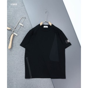 [STONE ISLAND] 스톤아일랜드 플로잉 커스텀 와펜 라운드 반팔 티셔츠
