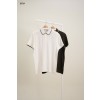 [GUCCI] 구찌 모던 배색 라인 카라 반팔 티셔츠