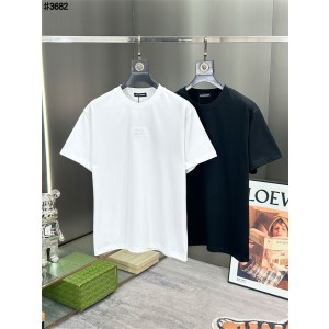 [BALENCIAGA] 발렌시아가 BB 엠브로이드 백 로고 숏 슬리브 티셔츠
