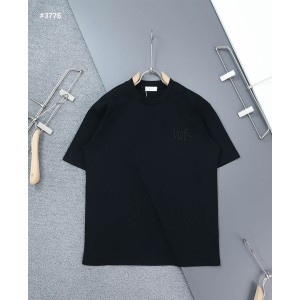 [DIOR] 디올 클래식 리버스 이니셜 자수로고 라운드 티셔츠