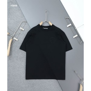 [Chrome Hearts] 크롬하츠 말발굽 십자가 자수로고 라운드 반팔 티셔츠