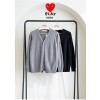 [COMME des GARCONS] 꼼데가르송 사이드 스몰하트로고 브이넥 가디건