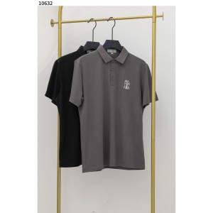 브루넬로쿠치넬리 [Brunello Cucinelli] 브루넬로쿠치넬리 로고 반팔 카라티셔츠 신상입고