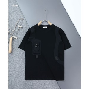 [C.P COMPANY] 씨피컴퍼니 컨버터블 렌즈 포켓 라운드 반팔 티셔츠