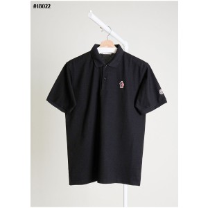 [MONCLER] 몽클레어 그레노블 로고 패치 코튼 폴로 셔츠