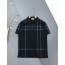 [BURBERRY] 버버리 클래식 체크 기마로고 패치 카라 반팔 티셔츠