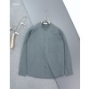 [BURBERRY] 버버리 베이직 자수로고 헨리넥 셔츠