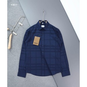 [BURBERRY] 버버리 기마자수로고 쉐도우 체크 셔츠