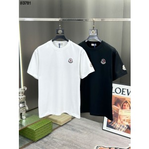 [MONCLER] 몽클레어 픽셀 백 로고 프린트 숏 슬리브 티셔츠