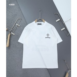 [Chrome Hearts] 크롬하츠 크로스 세메터리 이니셜 라운드 반팔 티셔츠