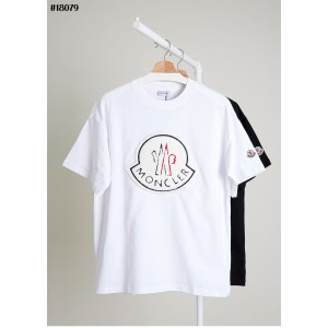 [MONCLER] 몽클레어 부클레 모니프 로고 베이직 코튼 티셔츠