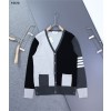 [THOM BROWNE] 톰브라운 4바 펀믹스 V 넥 가디건