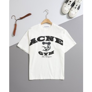 아크네스튜디오 [ ACNE ] 수입 GYM 로고 반팔 티셔츠 입고
