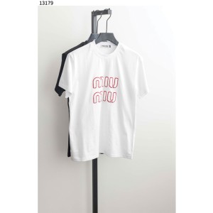 미우미우 [MIU MIU] 반팔 저지 티셔츠 신상입고