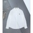 [AMI] 아미 스몰하트 로고 린넨 셔츠