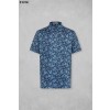 [G/FORE] 지포어 SCATTERED DITZY TECH JERSEY 패턴 숏 슬리브 폴로 티셔츠