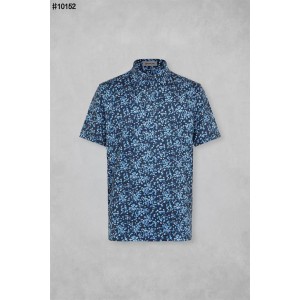 [G/FORE] 지포어 SCATTERED DITZY TECH JERSEY 패턴 숏 슬리브 폴로 티셔츠