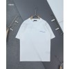 [BALENCIAGA] 발렌시아가 빈티지 웨이브자수 로고 라운드 반팔 티셔츠