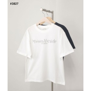 [Maison Margiela] 메종마르지엘라 백 웨이브 넘버링 티셔츠