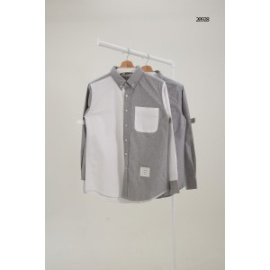 [THOM BROWNE] 톰브라운 암밴드 포인트 포켓 와이 셔츠