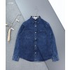 [AMI] 아미 하트 클래식 워싱 데님 셔츠