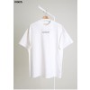 [Maison Margiela] 메종마르지엘라 자수 로고 크리스탈 디테일 코튼 크루넥 티셔츠